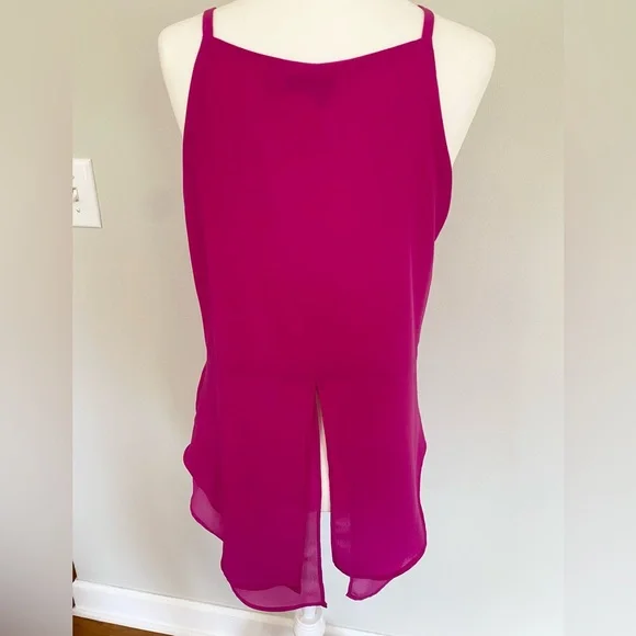 DEX 1963 Double Layer Split-Back Fuchsia Tank - Picture 4 of 5